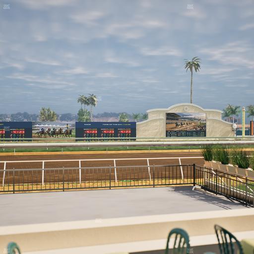 Del Mar Thoroughbred Club - Section Stretch Run Grill E Lvl 1 Tbl 23 Seat View