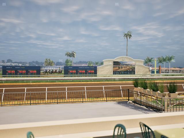 Del Mar Thoroughbred Club - Section Stretch Run Grill E Lvl 1 Tbl 23 Seat View