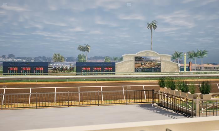 Del Mar Thoroughbred Club - Section Stretch Run Grill E Lvl 1 Tbl 23 Seat View