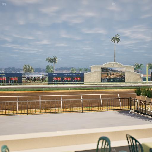 Del Mar Thoroughbred Club - Section Stretch Run Grill E Lvl 1 Tbl 24 Seat View