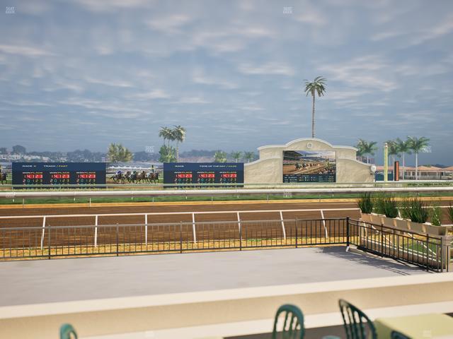 Del Mar Thoroughbred Club - Section Stretch Run Grill E Lvl 1 Tbl 24 Seat View