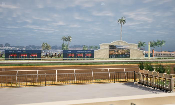 Del Mar Thoroughbred Club - Section Stretch Run Grill E Lvl 1 Tbl 24 Seat View