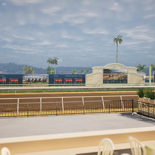 Del Mar Thoroughbred Club - Section Stretch Run Grill E Lvl 1 Tbl 24 Seat View