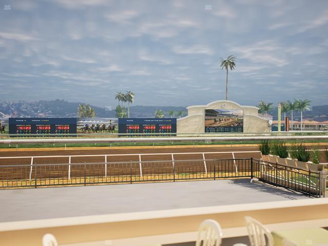 Del Mar Thoroughbred Club - Section Stretch Run Grill E Lvl 1 Tbl 24 Seat View