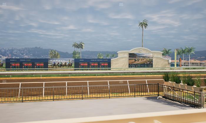 Del Mar Thoroughbred Club - Section Stretch Run Grill E Lvl 1 Tbl 24 Seat View