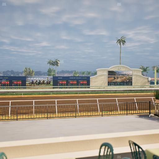 Del Mar Thoroughbred Club - Section Stretch Run Grill E Lvl 1 Tbl 25 Seat View