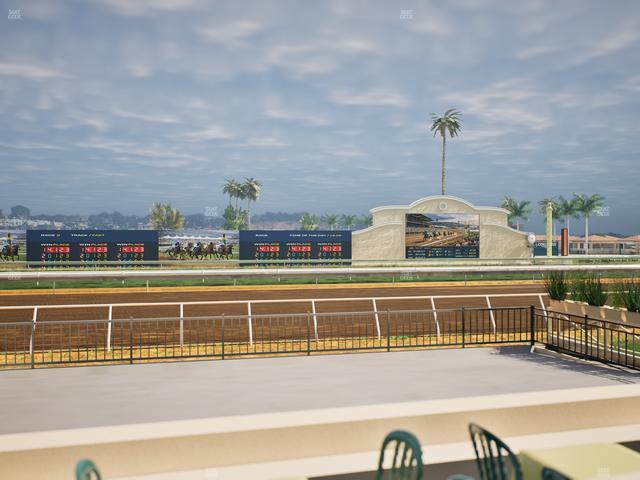 Del Mar Thoroughbred Club - Section Stretch Run Grill E Lvl 1 Tbl 25 Seat View