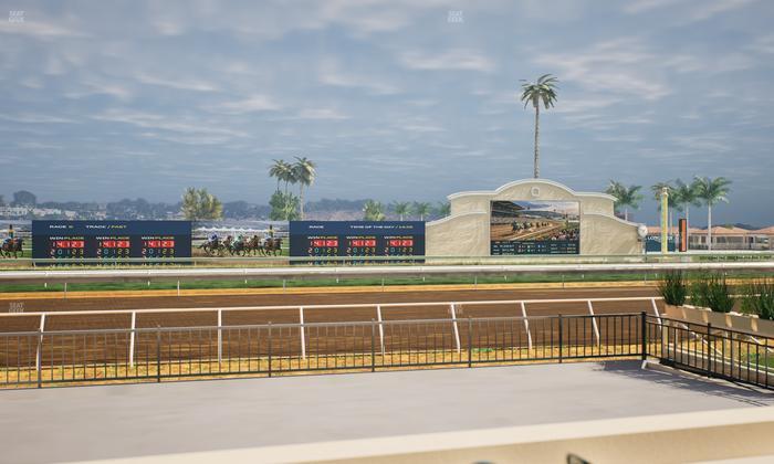 Del Mar Thoroughbred Club - Section Stretch Run Grill E Lvl 1 Tbl 25 Seat View