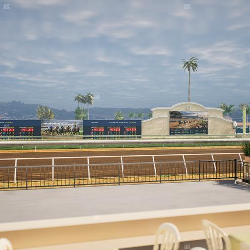Del Mar Thoroughbred Club - Section Stretch Run Grill E Lvl 1 Tbl 25 Seat View