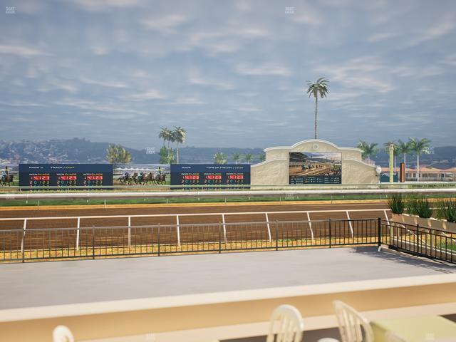 Del Mar Thoroughbred Club - Section Stretch Run Grill E Lvl 1 Tbl 25 Seat View