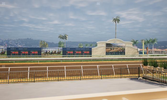 Del Mar Thoroughbred Club - Section Stretch Run Grill E Lvl 1 Tbl 25 Seat View