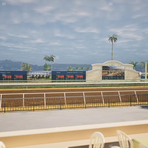 Del Mar Thoroughbred Club - Section Stretch Run Grill E Lvl 1 Tbl 26 Seat View