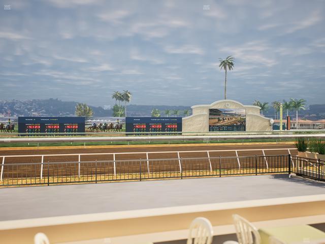 Del Mar Thoroughbred Club - Section Stretch Run Grill E Lvl 1 Tbl 26 Seat View