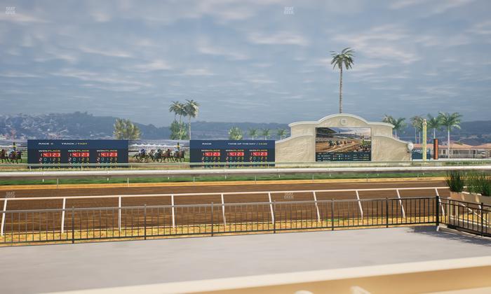 Del Mar Thoroughbred Club - Section Stretch Run Grill E Lvl 1 Tbl 26 Seat View