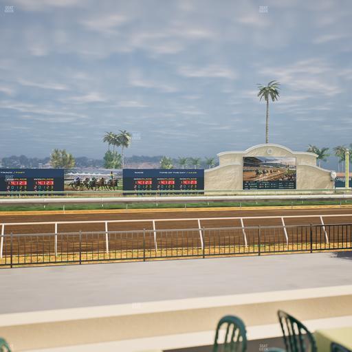 Del Mar Thoroughbred Club - Section Stretch Run Grill E Lvl 1 Tbl 26 Seat View