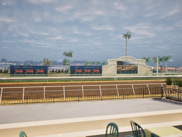 Del Mar Thoroughbred Club - Section Stretch Run Grill E Lvl 1 Tbl 26 Seat View