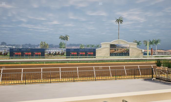 Del Mar Thoroughbred Club - Section Stretch Run Grill E Lvl 1 Tbl 26 Seat View