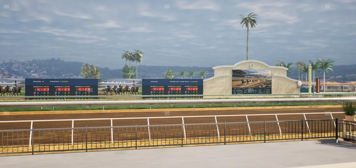 Del Mar Thoroughbred Club - Section Stretch Run Grill E Lvl 1 Tbl 27 Seat View