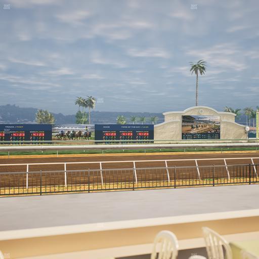 Del Mar Thoroughbred Club - Section Stretch Run Grill E Lvl 1 Tbl 27 Seat View