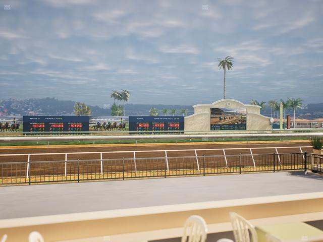 Del Mar Thoroughbred Club - Section Stretch Run Grill E Lvl 1 Tbl 27 Seat View