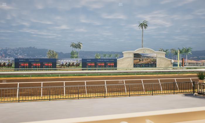 Del Mar Thoroughbred Club - Section Stretch Run Grill E Lvl 1 Tbl 27 Seat View
