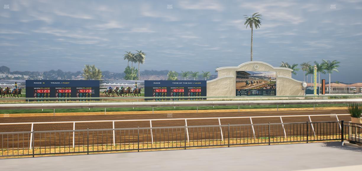 Del Mar Thoroughbred Club - Section Stretch Run Grill E Lvl 1 Tbl 27 Seat View