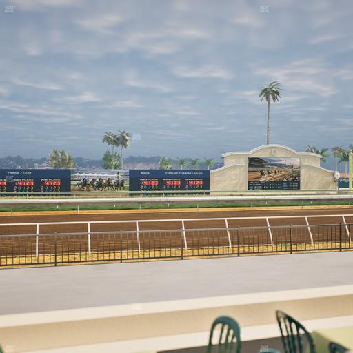 Del Mar Thoroughbred Club - Section Stretch Run Grill E Lvl 1 Tbl 27 Seat View