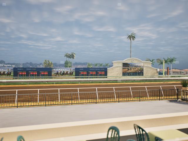 Del Mar Thoroughbred Club - Section Stretch Run Grill E Lvl 1 Tbl 27 Seat View