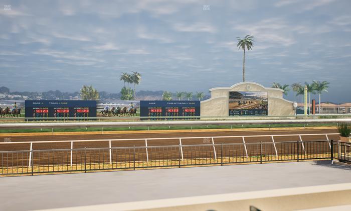 Del Mar Thoroughbred Club - Section Stretch Run Grill E Lvl 1 Tbl 27 Seat View