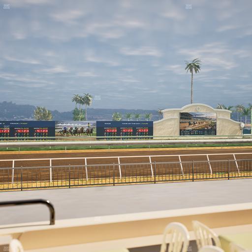 Del Mar Thoroughbred Club - Section Stretch Run Grill E Lvl 1 Tbl 28 Seat View