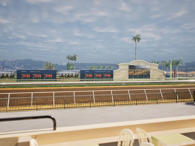 Del Mar Thoroughbred Club - Section Stretch Run Grill E Lvl 1 Tbl 28 Seat View