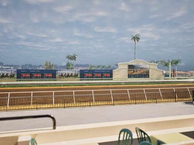 Del Mar Thoroughbred Club - Section Stretch Run Grill E Lvl 1 Tbl 28 Seat View