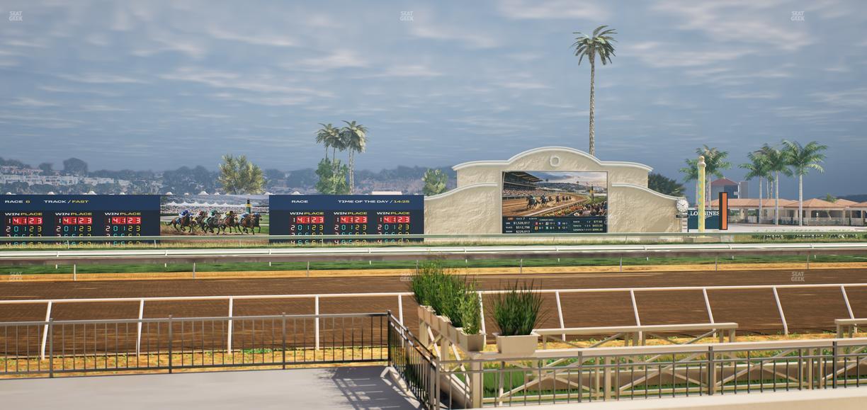 Del Mar Thoroughbred Club - Section Stretch Run Grill E Lvl 1 Tbl 30 Seat View