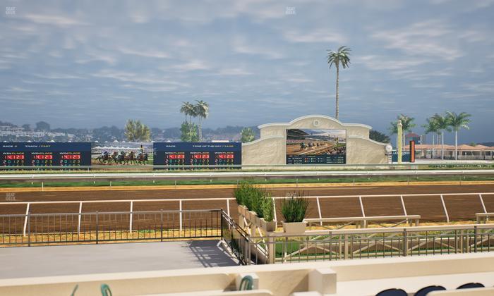 Del Mar Thoroughbred Club - Section Stretch Run Grill E Lvl 1 Tbl 30 Seat View