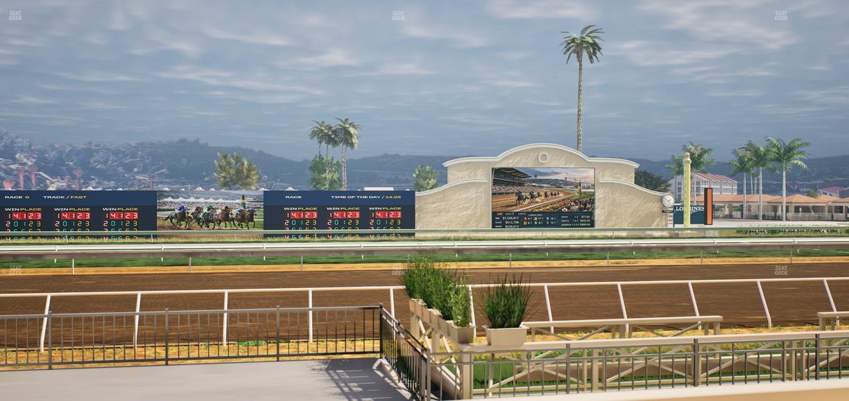 Del Mar Thoroughbred Club - Section Stretch Run Grill E Lvl 1 Tbl 30 Seat View