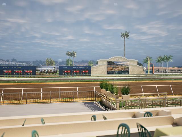 Del Mar Thoroughbred Club - Section Stretch Run Grill E Lvl 1 Tbl 31 Seat View