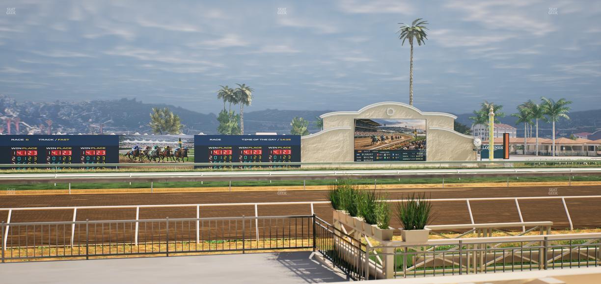 Del Mar Thoroughbred Club - Section Stretch Run Grill E Lvl 1 Tbl 31 Seat View