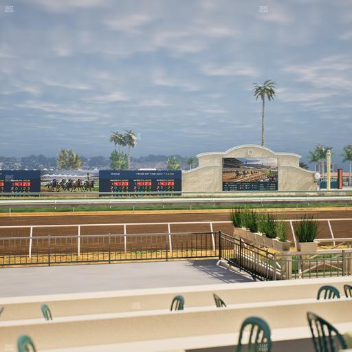 Del Mar Thoroughbred Club - Section Stretch Run Grill E Lvl 1 Tbl 32 Seat View