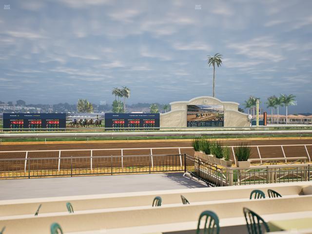 Del Mar Thoroughbred Club - Section Stretch Run Grill E Lvl 1 Tbl 32 Seat View