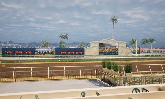 Del Mar Thoroughbred Club - Section Stretch Run Grill E Lvl 1 Tbl 32 Seat View