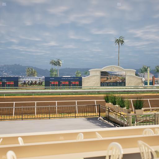 Del Mar Thoroughbred Club - Section Stretch Run Grill E Lvl 1 Tbl 32 Seat View