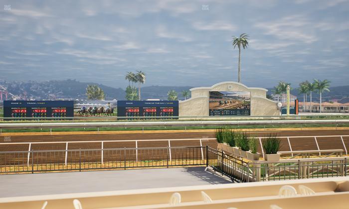 Del Mar Thoroughbred Club - Section Stretch Run Grill E Lvl 1 Tbl 32 Seat View