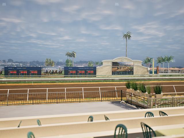 Del Mar Thoroughbred Club - Section Stretch Run Grill E Lvl 1 Tbl 33 Seat View