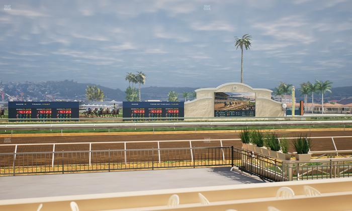 Del Mar Thoroughbred Club - Section Stretch Run Grill E Lvl 1 Tbl 33 Seat View