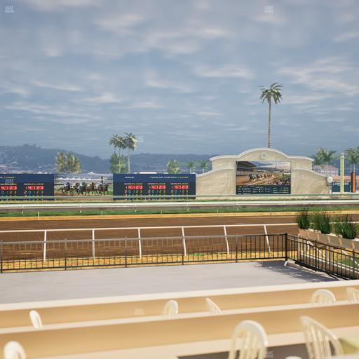 Del Mar Thoroughbred Club - Section Stretch Run Grill E Lvl 1 Tbl 34 Seat View