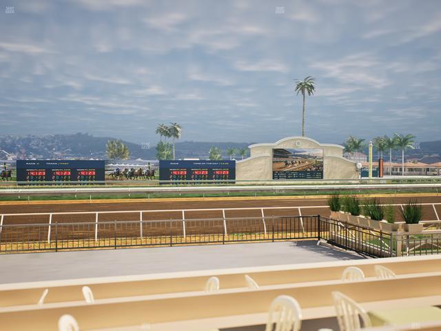 Del Mar Thoroughbred Club - Section Stretch Run Grill E Lvl 1 Tbl 34 Seat View