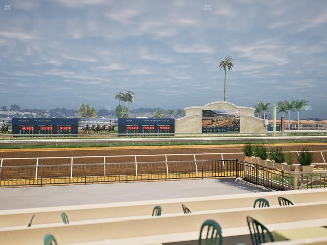 Del Mar Thoroughbred Club - Section Stretch Run Grill E Lvl 1 Tbl 34 Seat View