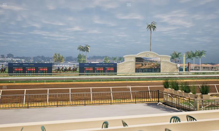Del Mar Thoroughbred Club - Section Stretch Run Grill E Lvl 1 Tbl 34 Seat View
