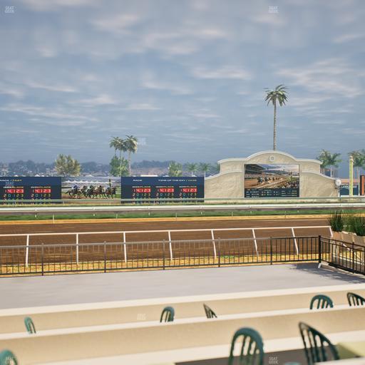 Del Mar Thoroughbred Club - Section Stretch Run Grill E Lvl 1 Tbl 35 Seat View