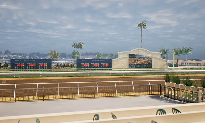 Del Mar Thoroughbred Club - Section Stretch Run Grill E Lvl 1 Tbl 35 Seat View